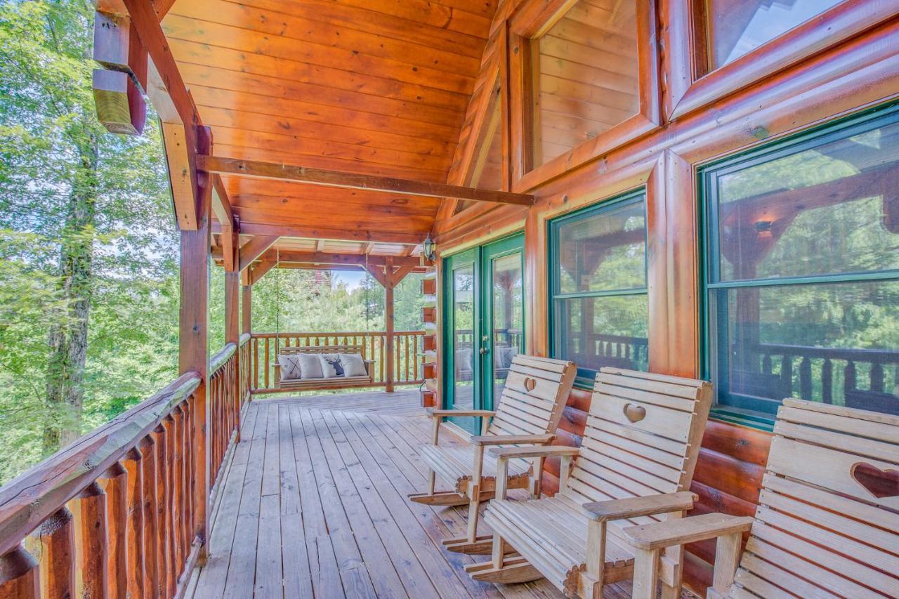 Вилла Hemlock Manor Гатлинбург Экстерьер фото